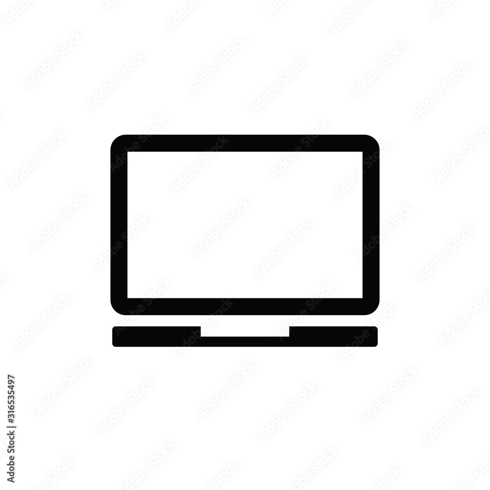 Laptop vector icon/ notebook vector icon. Laptop vector icon/ notebook vector icon.