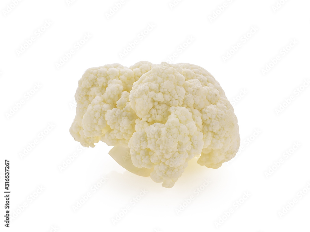 Cauliflower isolated on white background. Cauliflower isolated on white background.