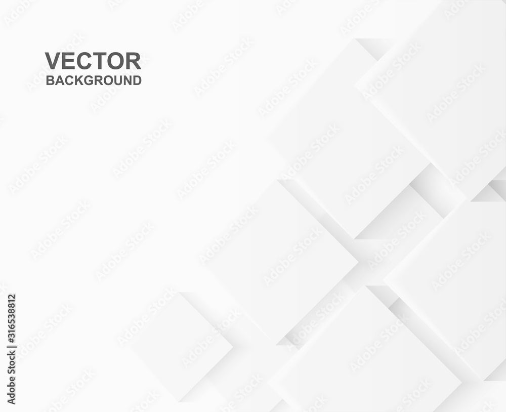 Abstract. Square shape white background. light and shadow. Vector. Abstract. Square shape white background. light and shadow. Vector.