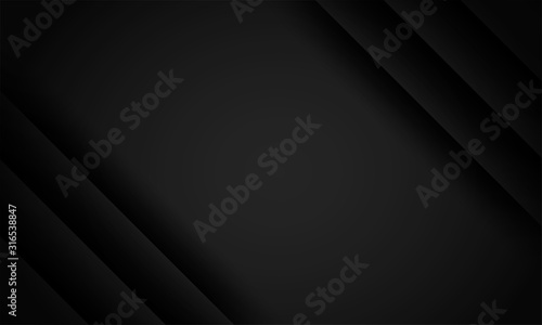 Abstract. Black shape overlab background. light and shadow. Vector.