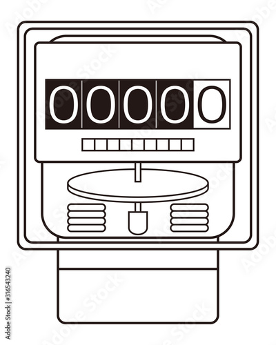 電気メーター イラスト ベクター