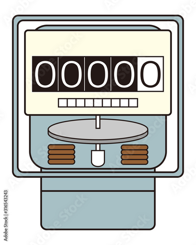電気メーター イラスト ベクター