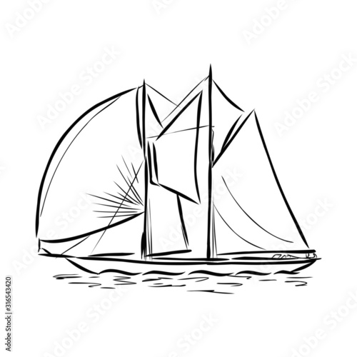 illustration of a boat