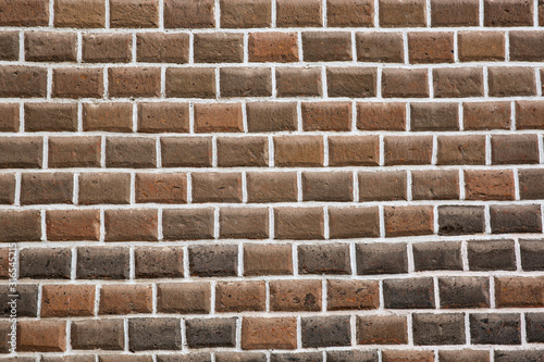 Old brick wall. Brick block texture  Outdoor building wall