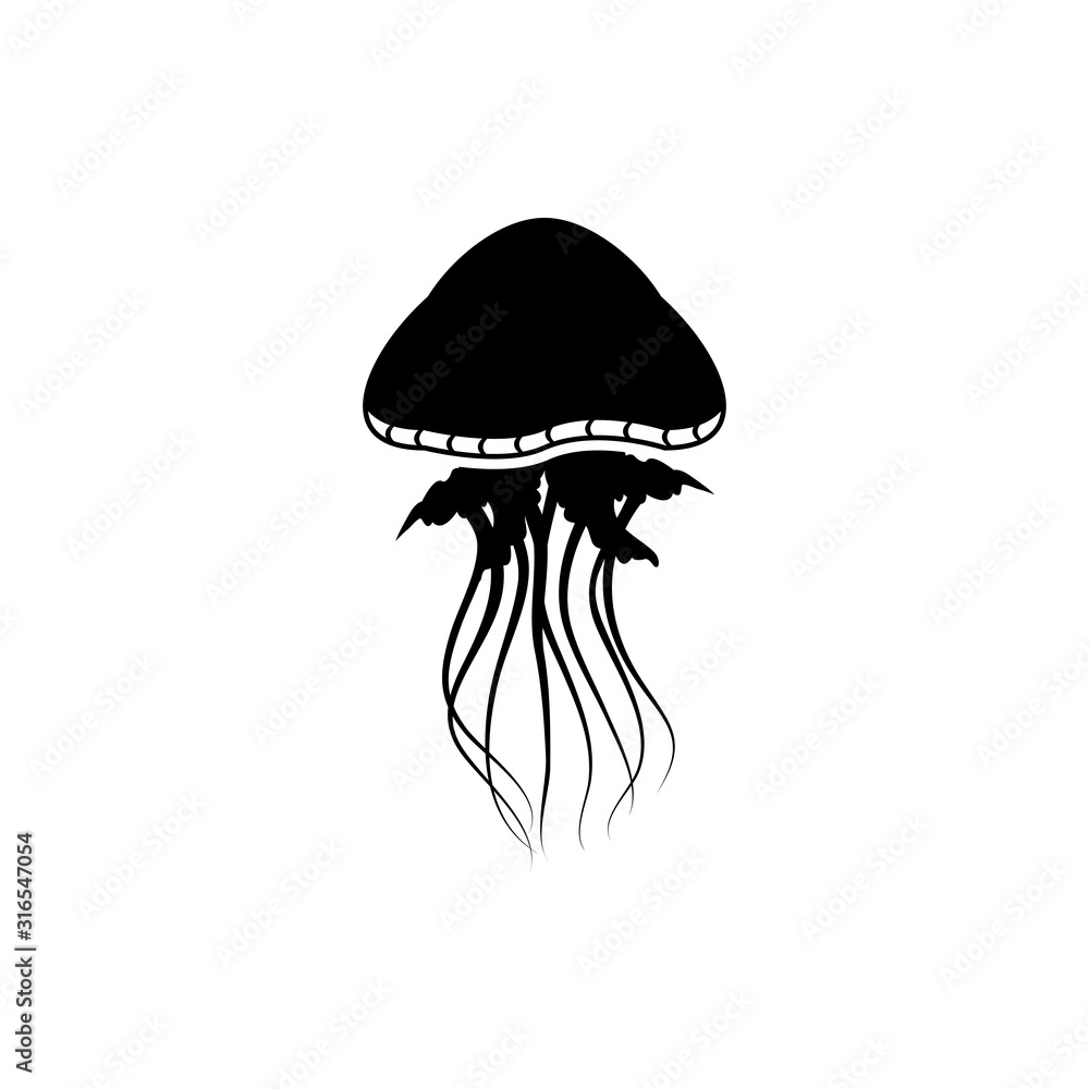 jellyfish vector illustration