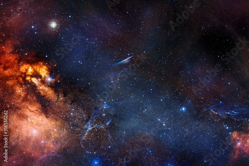 Fototapeta Naklejka Na Ścianę i Meble -  Nebula, galaxy,starfield, in outer space. Infinity universe