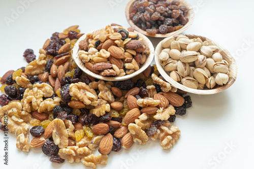 many nuts healthy fat and protein food and snack, ketogenic diet food