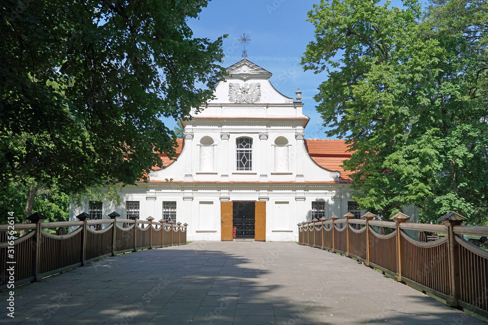 St John`s of Nepomuk Church in Zwierzyniec, Poland