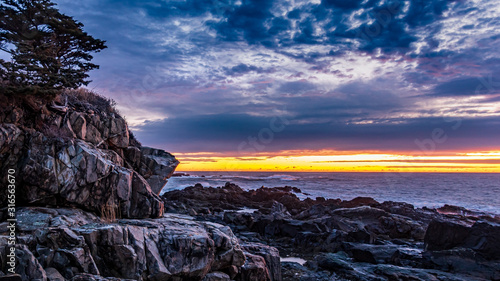 Sunrise on Kennebunkport Beach, Maine