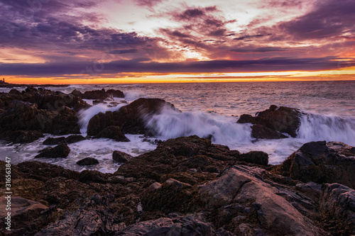 Sunrise on Kennebunkport Beach, Maine