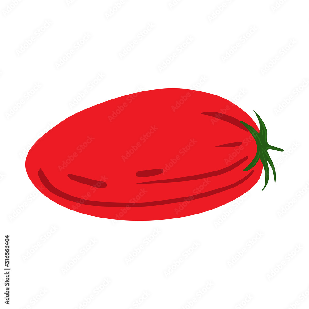 Hand drawn tomato isolated on white background. Doodle cherry tomatoes vegetable. Fresh organic ingredient. Vegetarian healthy food. Vector illustration Hand drawn tomato isolated on white background. Doodle cherry tomatoes vegetable. Fresh organic ingredient. Vegetarian healthy food. Vector illustration