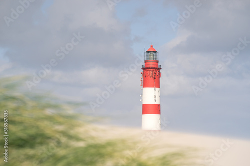 Leuchtturm in den D  nen von Amrum