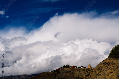 Part of the royal city, deserted, Mukhinath, Nepal.