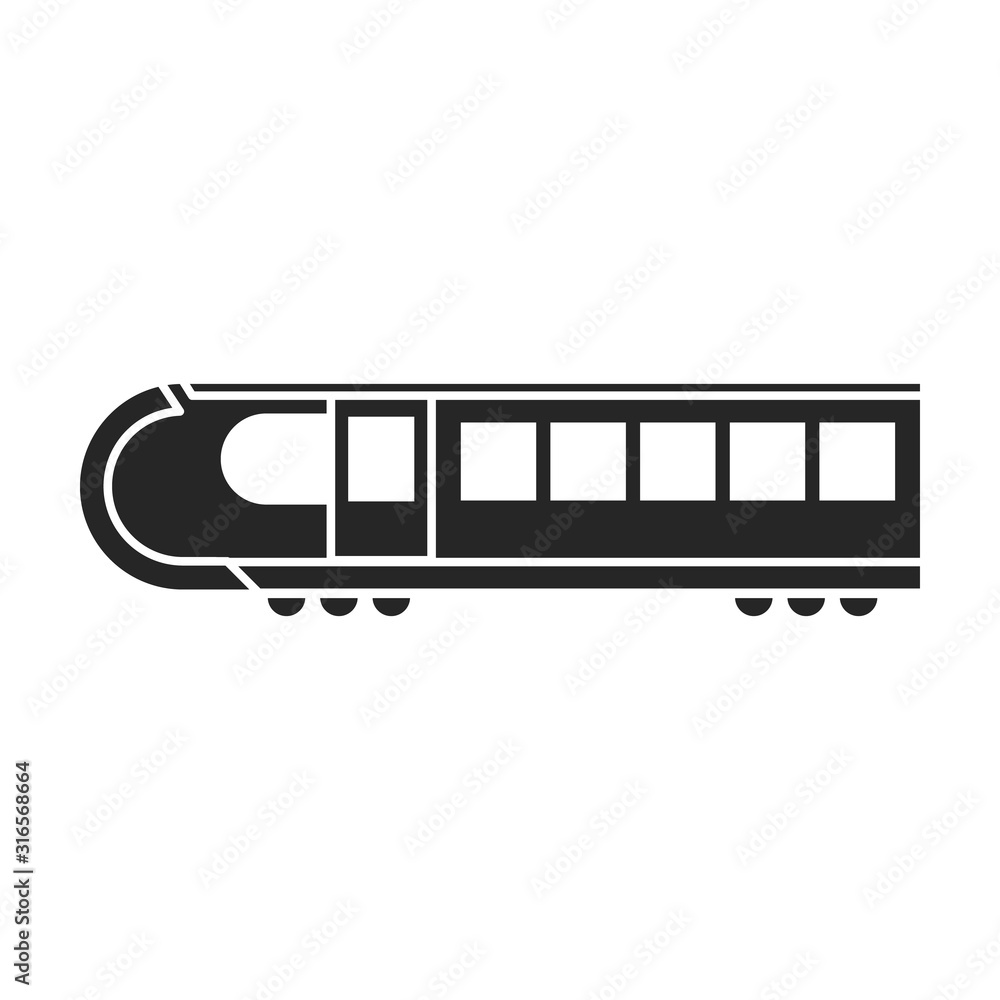 Train of metro vector icon.Black vector icon isolated on white background train of metro . Train of metro vector icon.Black vector icon isolated on white background train of metro .