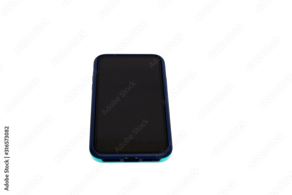 Mobile phone isolated on a white background. Mobile phone isolated on a white background.