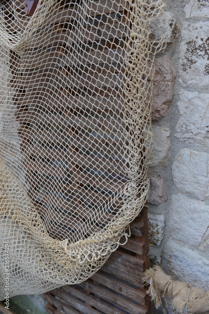 Obraz premium Le reti del pescatore