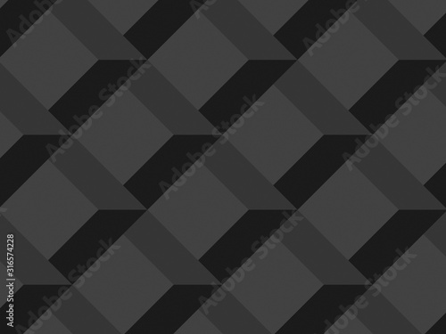 Minimal Black Geometric boxes background