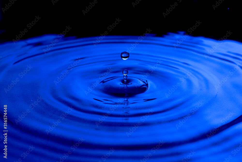 blue water drop blue water drop