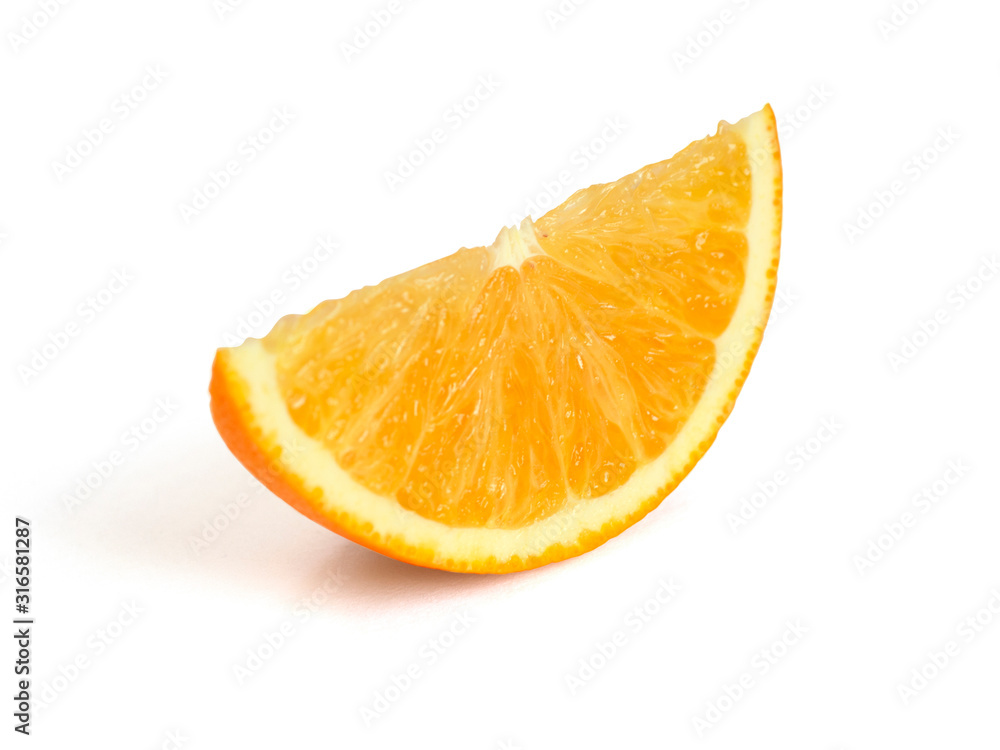 Closeup orange furit, isolate on white background. Closeup orange furit, isolate on white background.