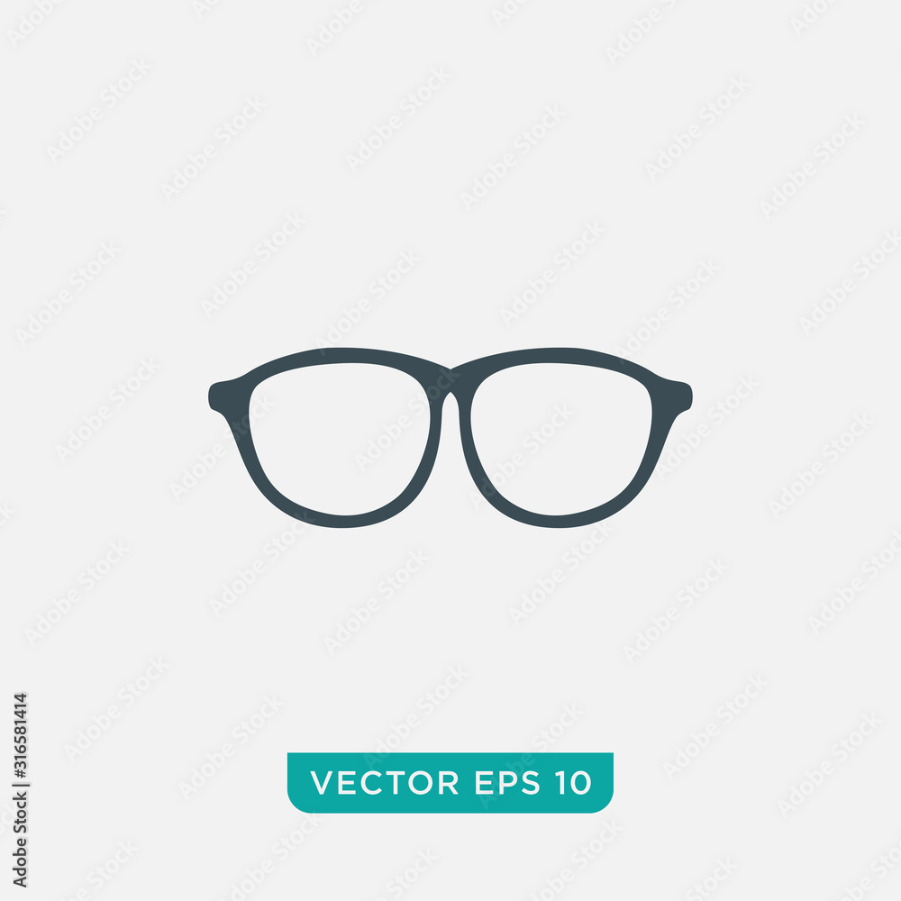 Eye Glasses Icon Design, Vector EPS10 Eye Glasses Icon Design, Vector EPS10