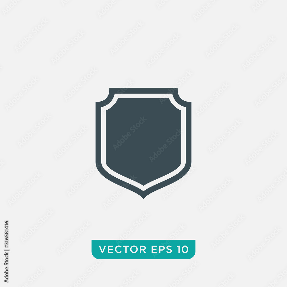 Shield Icon Design, Vector EPS10 Shield Icon Design, Vector EPS10