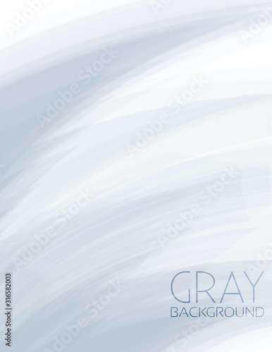 Simple grey background. Colorless vector graphics
