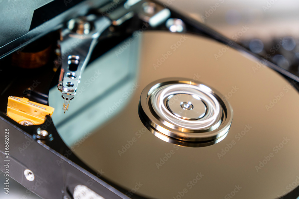 Technical laboratory for hard disk repair. Technical laboratory for hard disk repair.