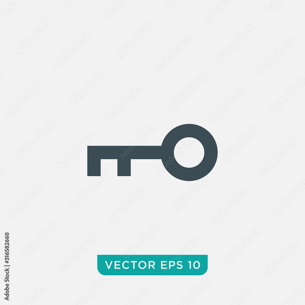 Key Icon Design, Vector EPS10 Key Icon Design, Vector EPS10