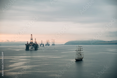 Cromarty Firth Drilling Platforms photo