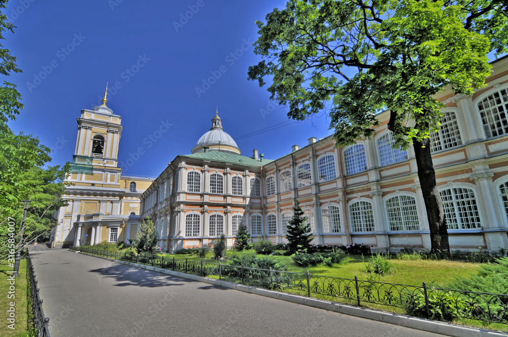 Saint Alexander Nevsky Monastery  in Saint Petersburg.