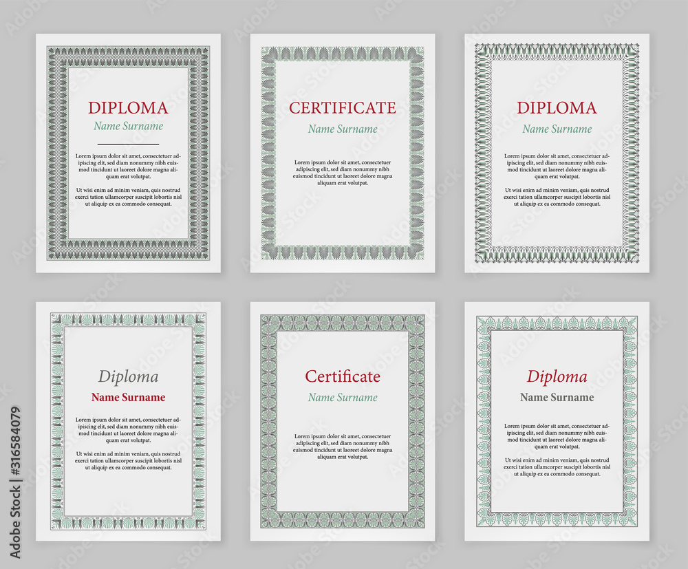 Decorative frames and borders Decorative frames and borders