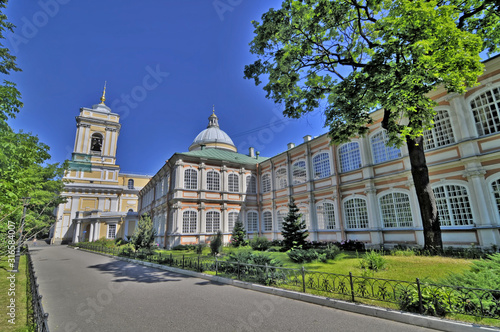 Saint Alexander Nevsky Monastery  in Saint Petersburg. © robnaw