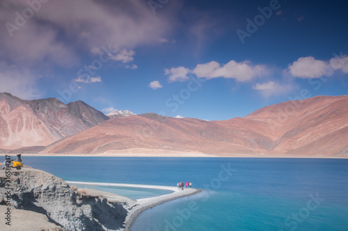 Pangong Tso lake in Ladakh, India