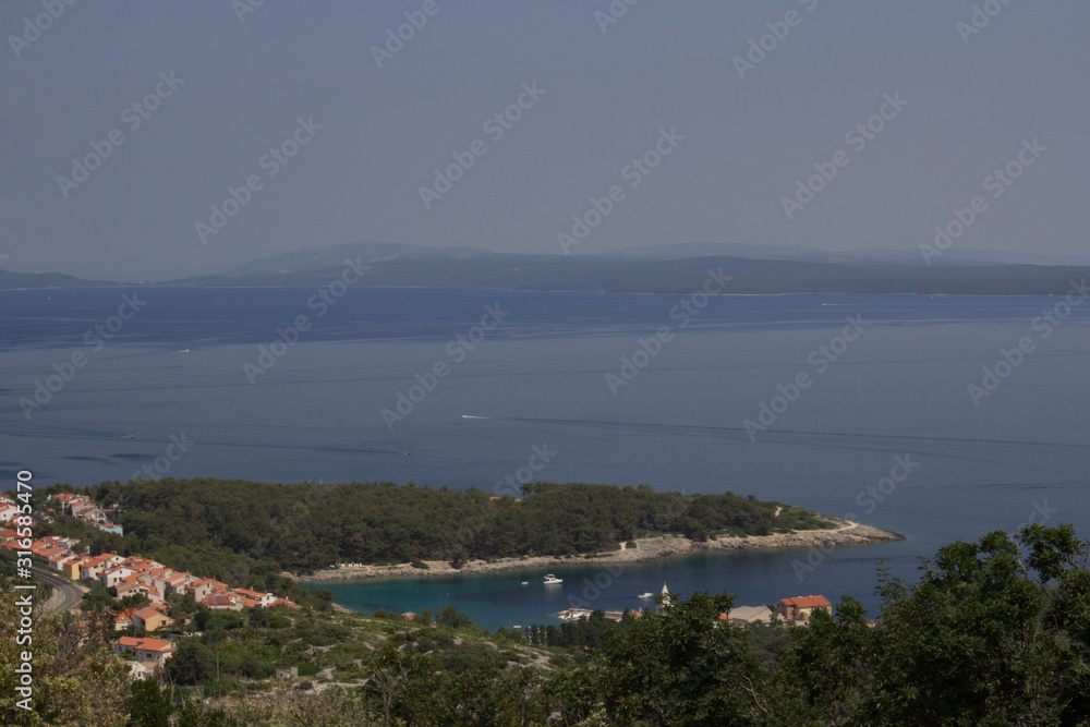 Sea views of Mali losinj Croatia
