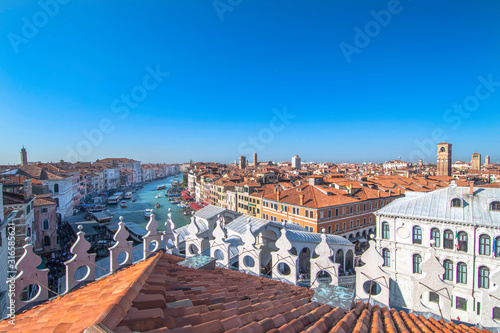 Panorama de Venise et du canal. photo