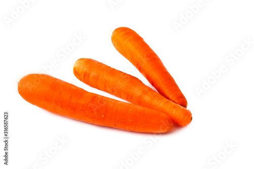 Carrot isolated on a white background.