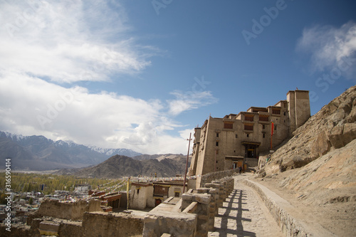 City of leh  ladakh in the indian himalayas