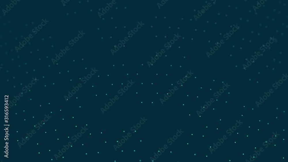 Abstract motion design element, many small glowing particles arranged in groups moving down looped with shallow depth of field and alpha channel Abstract motion design element, many small glowing particles arranged in groups moving down looped with shallow depth of field and alpha channel