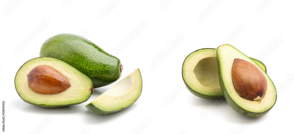 Avocado isolated on white background Avocado isolated on white background