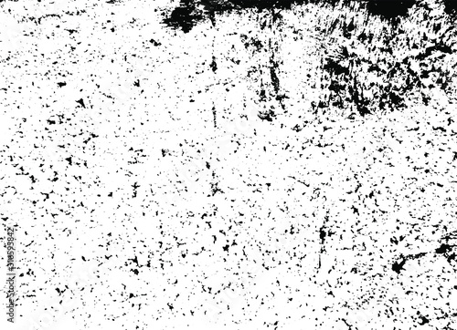 Wallpaper Mural Rough black and white texture vector. Distressed overlay texture. Grunge background. Abstract textured effect. Vector Illustration. Black isolated on white background. EPS10. Torontodigital.ca