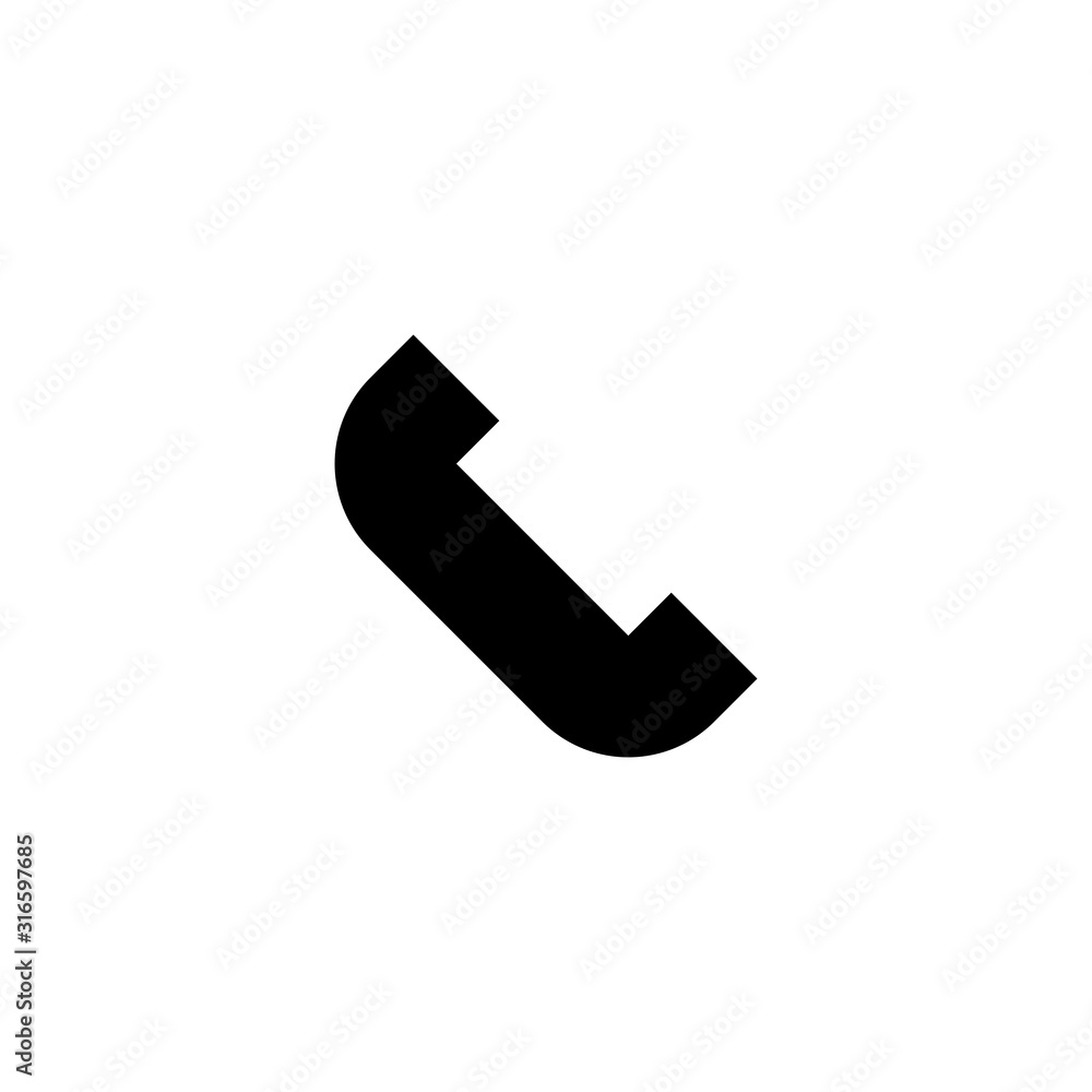 Call icon. Support service symbol. Logo design element Call icon. Support service symbol. Logo design element