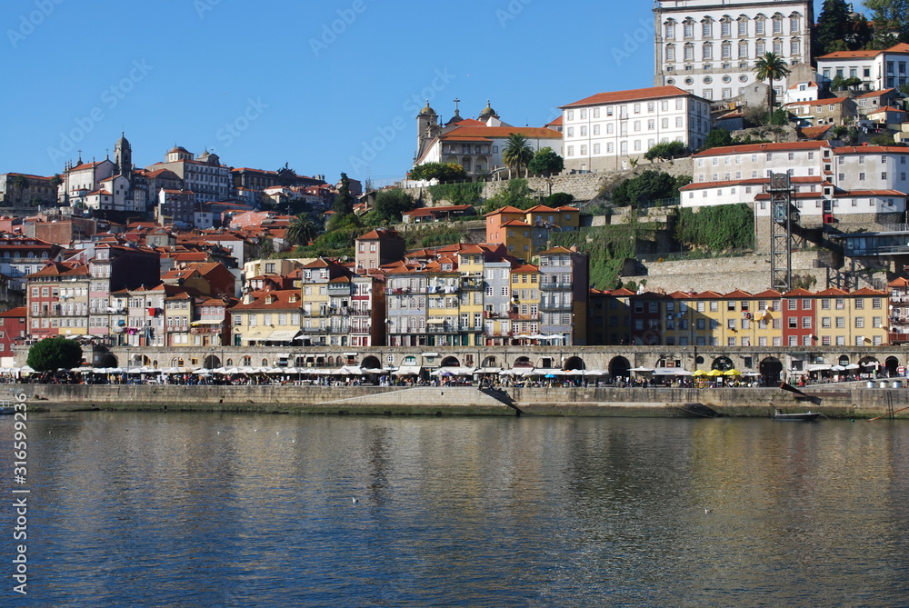 Porto, Portugal - October 20, 2012: view of the city of Porto.