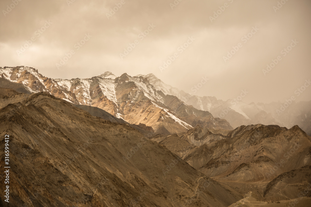 mountain landscape in ladakh india mountain landscape in ladakh india