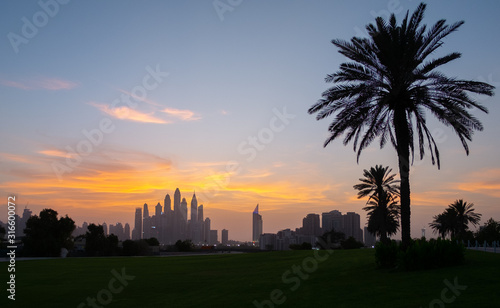 Sunset on Jebel Ali Dubai