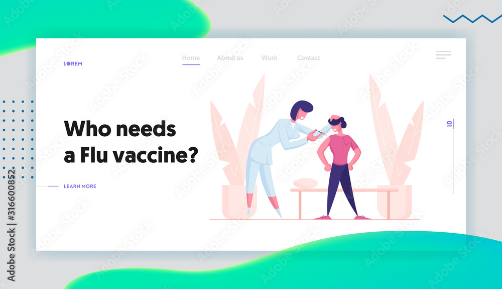 Child Vaccination, Immunization Procedure Website Landing Page. Female Doctor Character Put Injection to Kid. Medic Shoot Medicine in Boy Shoulder Web Page Banner. Cartoon Flat Vector Illustration Child Vaccination, Immunization Procedure Website Landing Page. Female Doctor Character Put Injection to Kid. Medic Shoot Medicine in Boy Shoulder Web Page Banner. Cartoon Flat Vector Illustration
