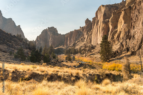 Sunset views of Smith Rock State Park, Terrebonne