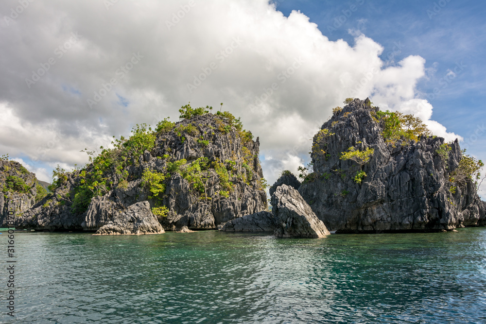Rocks in the sea, Coron Palawan Philippines