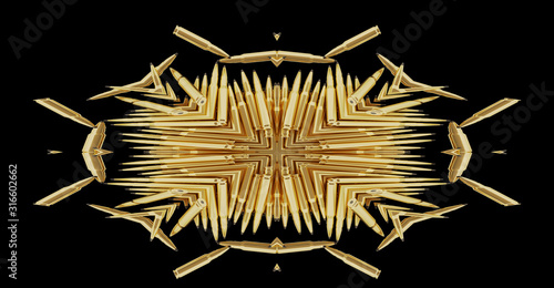 Принти на полотні 7.62 multiple ammunition rounds image merged for a placeholder.