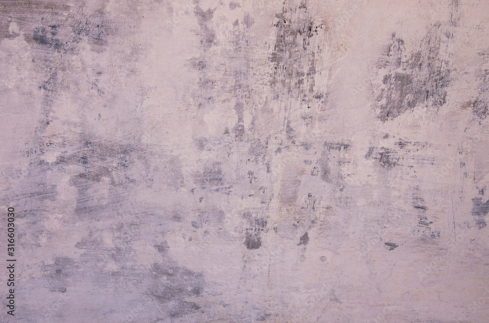 Fototapeta premium The texture of the old concrete wall with scratches, cracks, dust, crevices, rou