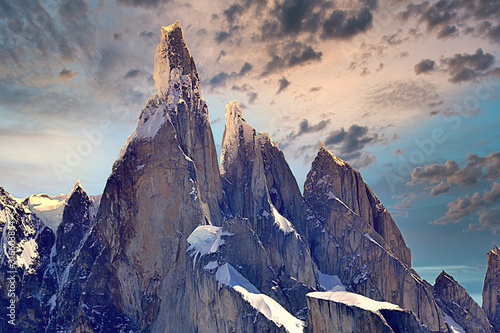 Cerro Torre atardecer - Chalten - Santa Cruz